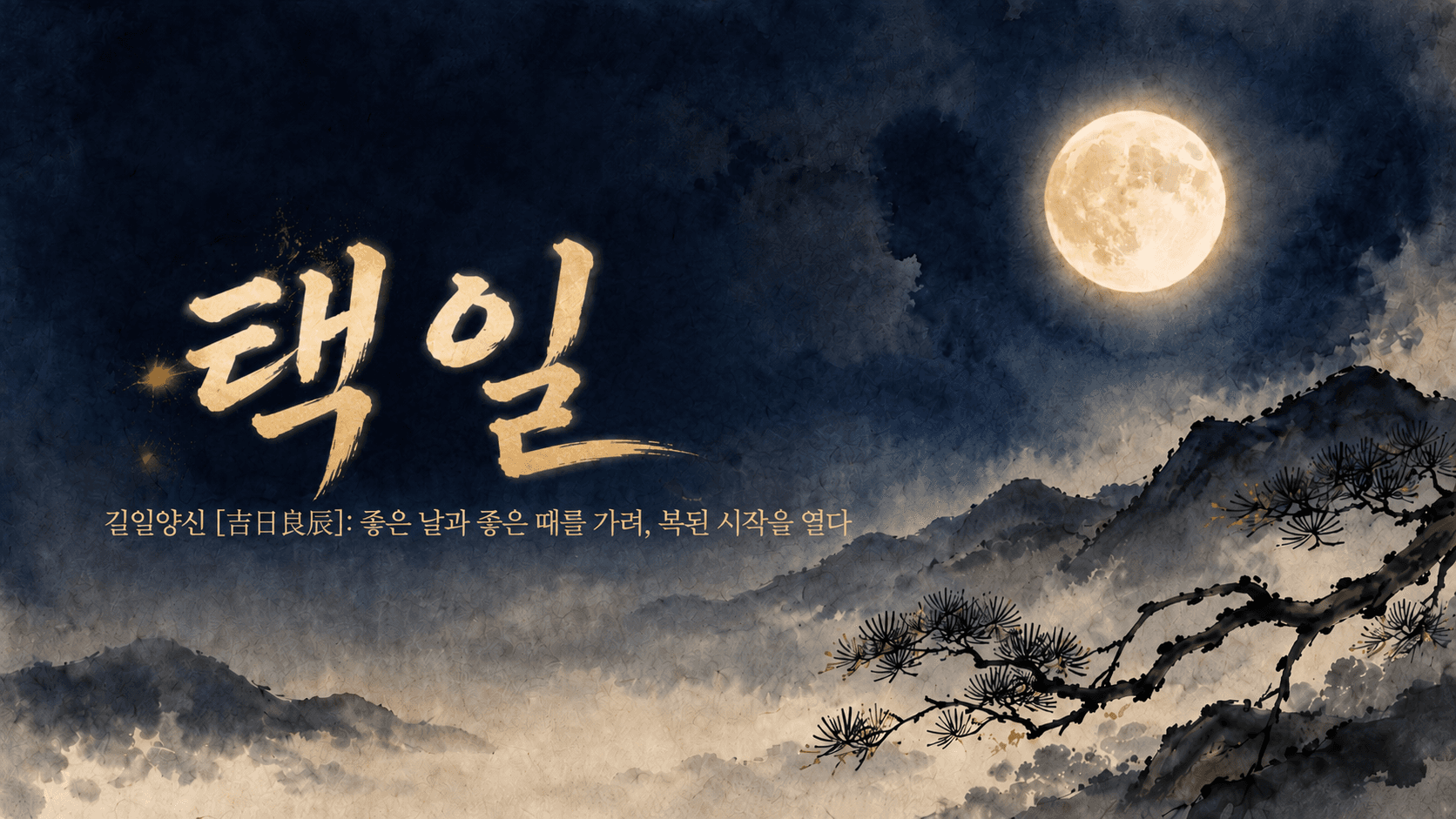 중요한 날, 이왕이면 좋은 날로